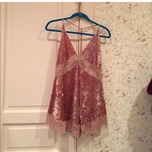 Free people crushed velvet tank